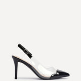 Nolita Black Perspex Court Heels