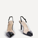 Nolita Black Perspex Court Heels