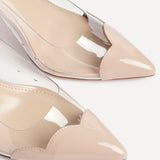 Nolita Nude Perspex Court Heels