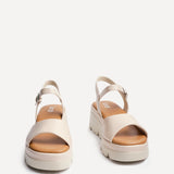 Nyla Nude Platform Cleated Sandals
