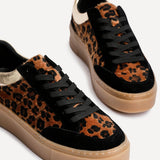 Nyra Leopard Print Trainers