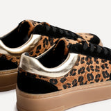 Nyra Leopard Print Trainers