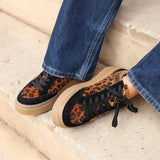 Nyra Leopard Print Trainers