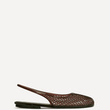 Oceana Brown Jelly Sling Back Sandals
