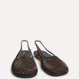 Oceana Brown Jelly Sling Back Sandals