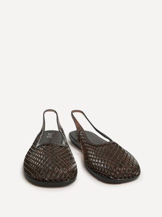 Oceana Brown Jelly Sling Back Sandals