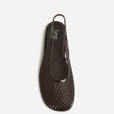 Oceana Brown Jelly Sling Back Sandals