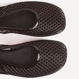 Oceana Brown Jelly Sling Back Sandals