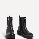 Optic Black Diamante Chelsea Boots