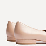 Orian Nude Faux Leather Ballet Flats