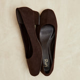 Origin Brown Low Block Court Heels