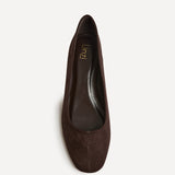 Origin Brown Low Block Court Heels