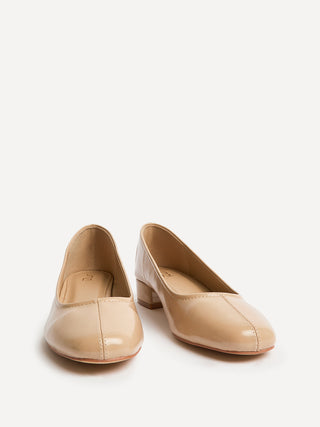 Origin Nude Low Block Court Heels