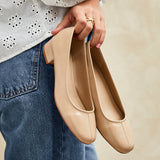 Origin Nude Low Block Court Heels