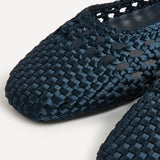 Outfit Navy Handwoven Mary Jane Flats