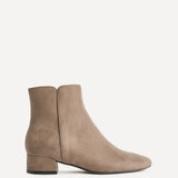 Outline Mocha Faux Suede Ankle Boots