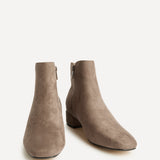 Outline Mocha Faux Suede Ankle Boots