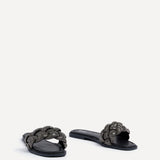 Pandora Black Diamante Slider Sandals