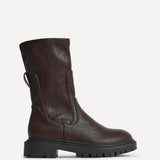 Peggy Brown Mid-Length Chelsea Boots