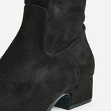 Perspect Black High Leg Boots