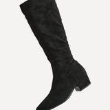 Perspect Black High Leg Boots