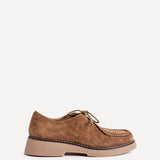 Perth Tan Faux Suede Loafers