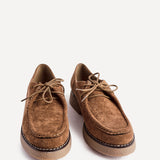 Perth Tan Faux Suede Loafers