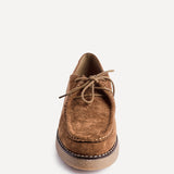 Perth Tan Faux Suede Loafers
