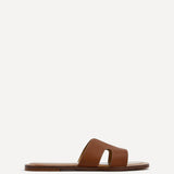 Petra Tan Link Flat Sandals