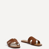 Petra Tan Link Flat Sandals