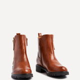 Peyton Tan Stretch Ankle Boots