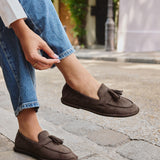 Porter Brown Loafers With Tassel