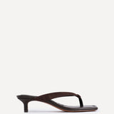 Potential Brown Toe Post Kitten Heels