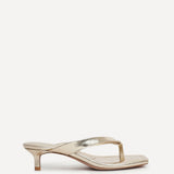 Potential Gold Toe Post Kitten Heels