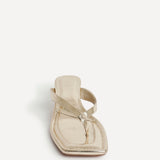 Potential Gold Toe Post Kitten Heels