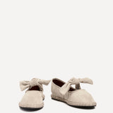 Pout Beige Faux Suede Pumps