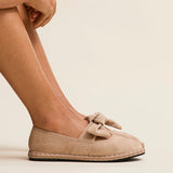 Pout Beige Faux Suede Pumps