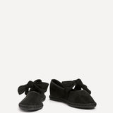 Pout Black Faux Suede Pumps