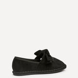 Pout Black Faux Suede Pumps