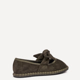 Pout Khaki Faux Suede Pumps