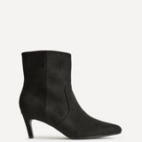 Presence Wide Fit Black Ankle Boots