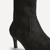 Presence Wide Fit Black Ankle Boots