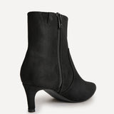 Presence Wide Fit Black Ankle Boots