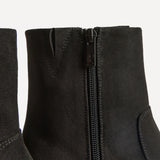 Presence Wide Fit Black Ankle Boots