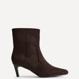 Presence Wide Fit Brown Ankle Boots