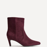 Presence Wide Fit Burgundy Ankle Boots