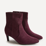 Presence Wide Fit Burgundy Ankle Boots