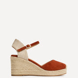 Present Rust Closed Toe Wedges