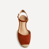 Present Rust Closed Toe Wedges