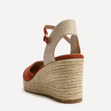 Present Rust Closed Toe Wedges